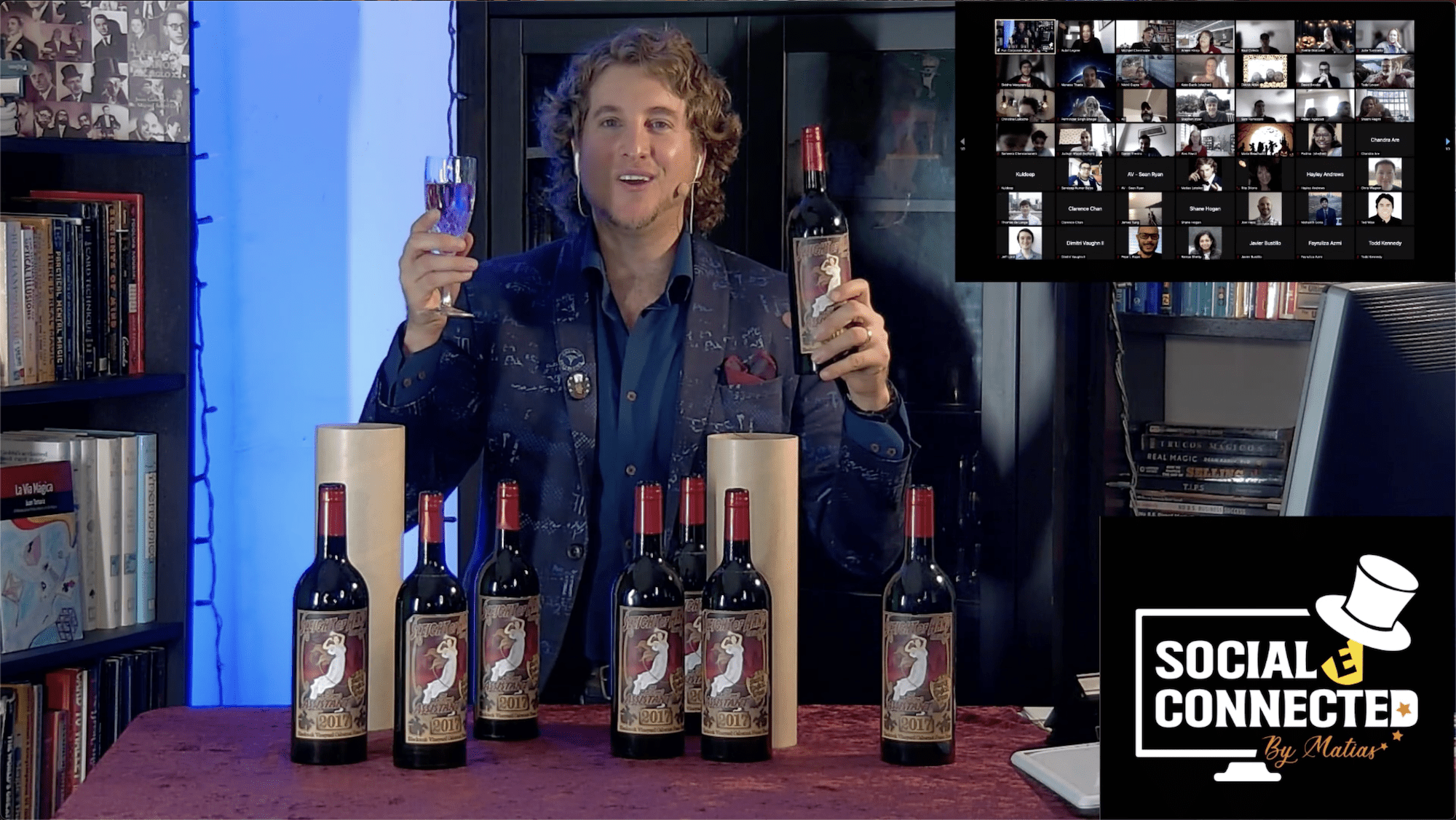 zoom magic show wines